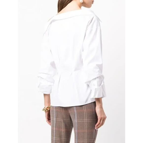 Veronica Beard Tomasi Shirt White - Picture 6 of 13